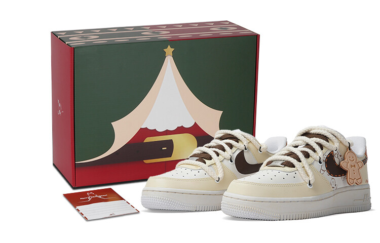 

Женские кроссовки для скейтбординга Nike Air Force 1, White/Yellow
