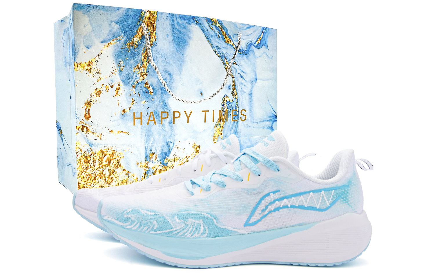 

LINING Беговые кроссовки Wuyue мужские низкие blue