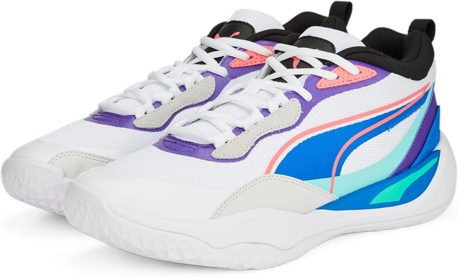 Мужские кроссовки PUMA Playmaker Pro Splatter, Puma White Team Violet