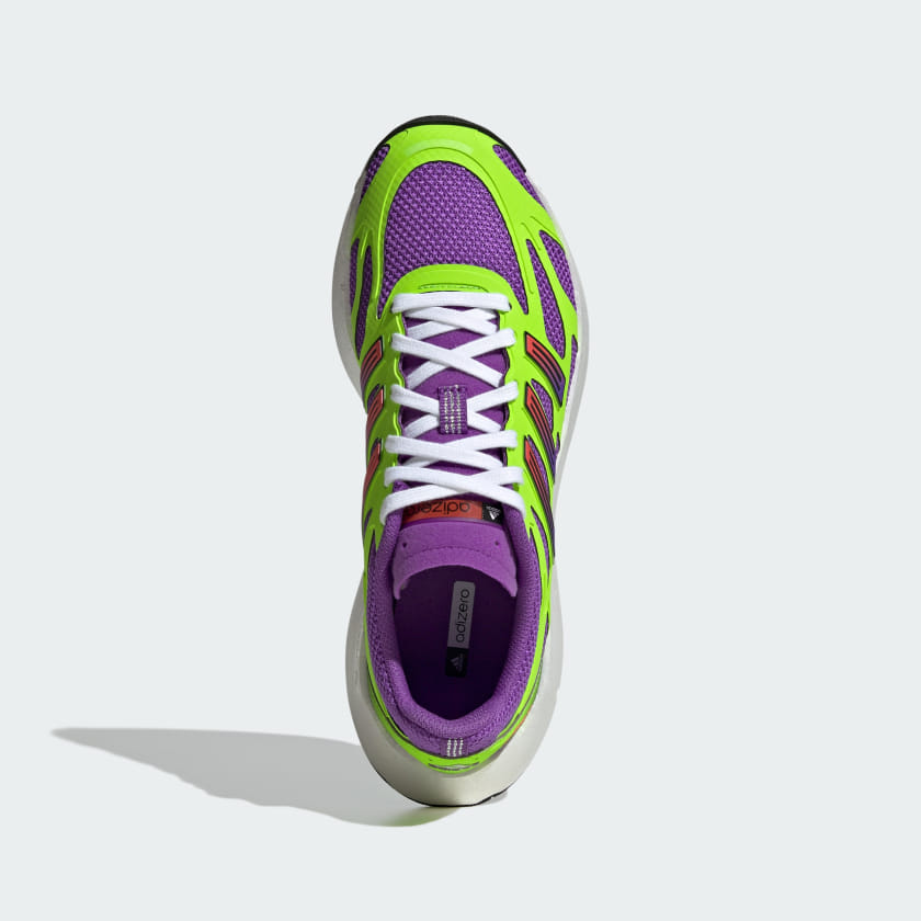 Женские кроссовки Adidas Adizero Aruku, фиолетовый/зеленый/серебряный — фото 2