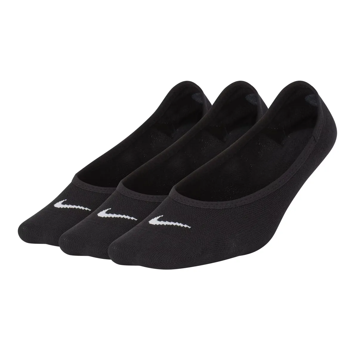

Набор из 3 пар женских легких носков на мизинцах Nike No-Show, черный/белый