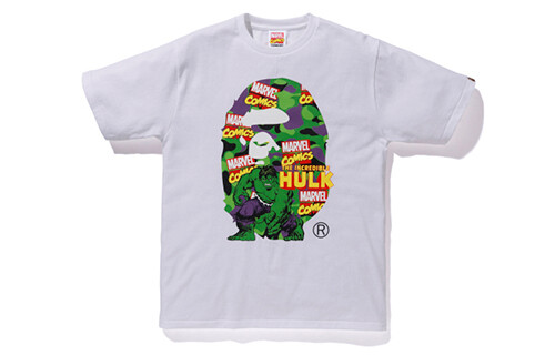 

Футболка Marvel X Bape унисекс A Bathing Ape