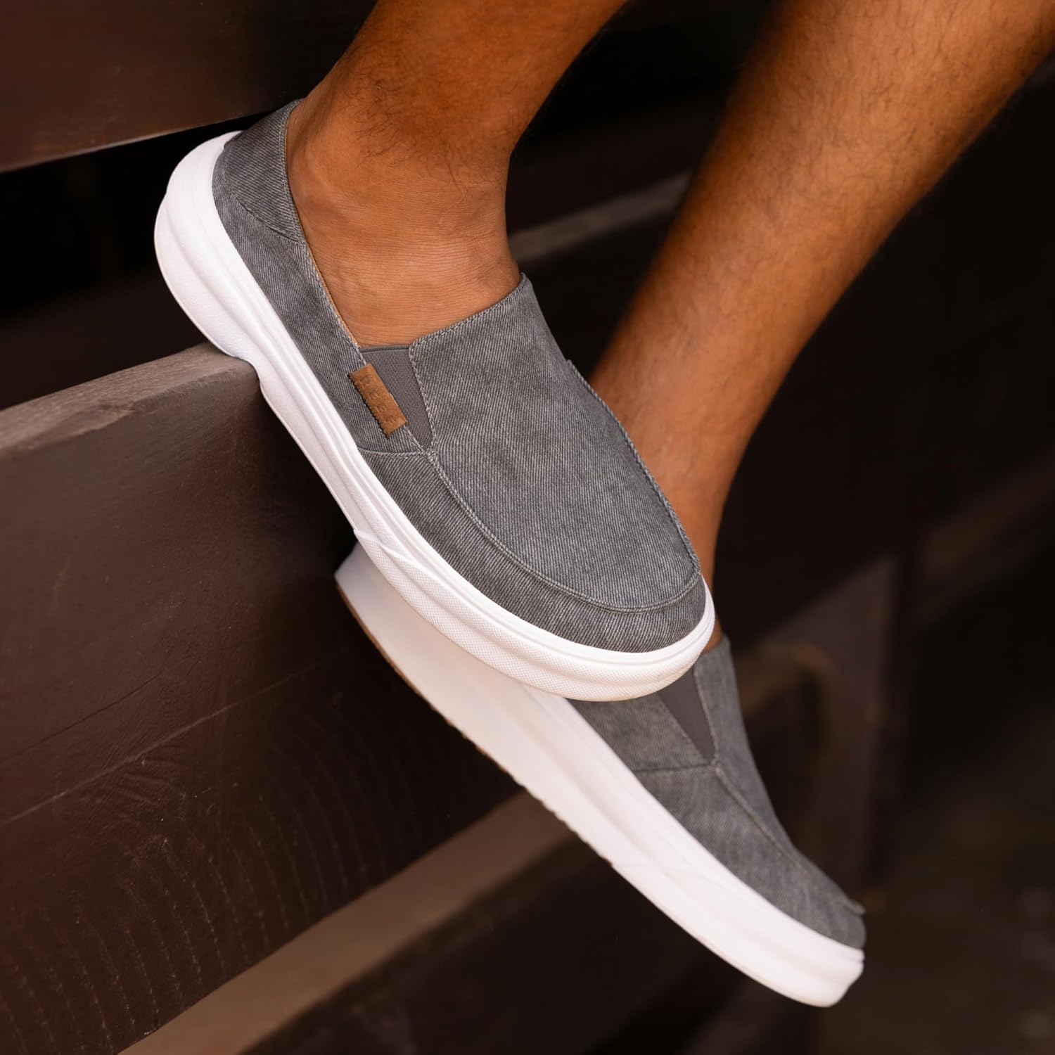 Мужские кеды REEF Swellsole Pacific, прочный стирочный канвас, легкие, с мягкой амортизирующей стелькой, темно-синий — фото 2