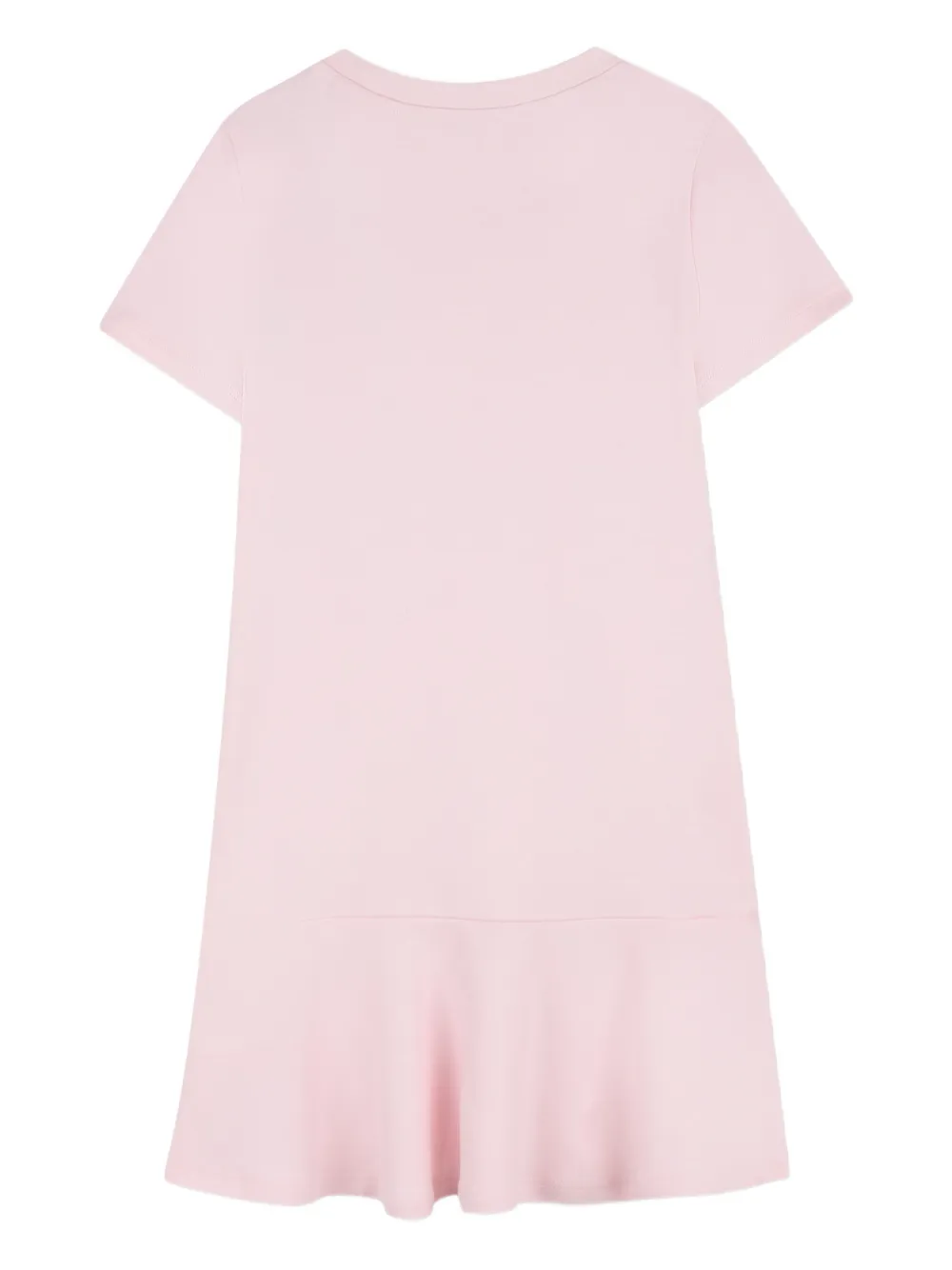 Платье с оборками и графичным принтом Marc Jacobs Kids, розовый — фото 2