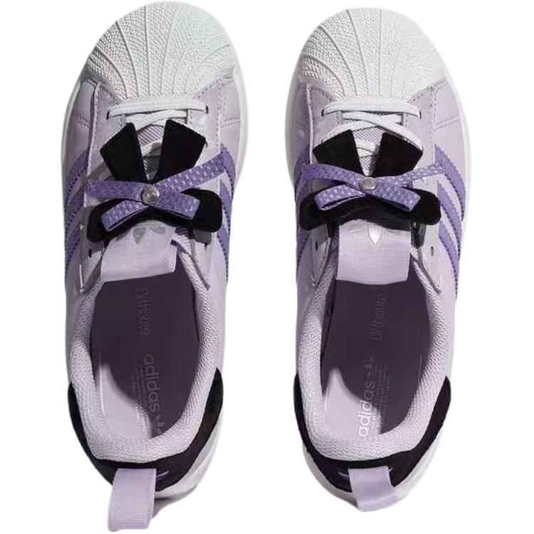 Adidas Originals Кроссовки для скейтбординга SUPERSTAR 360 Low top Kids' фиолетовые для детей 3-7 лет — фото 4