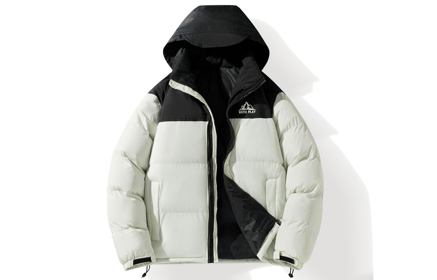 

BOTH PLAY Пуховик Unisex, Ecru