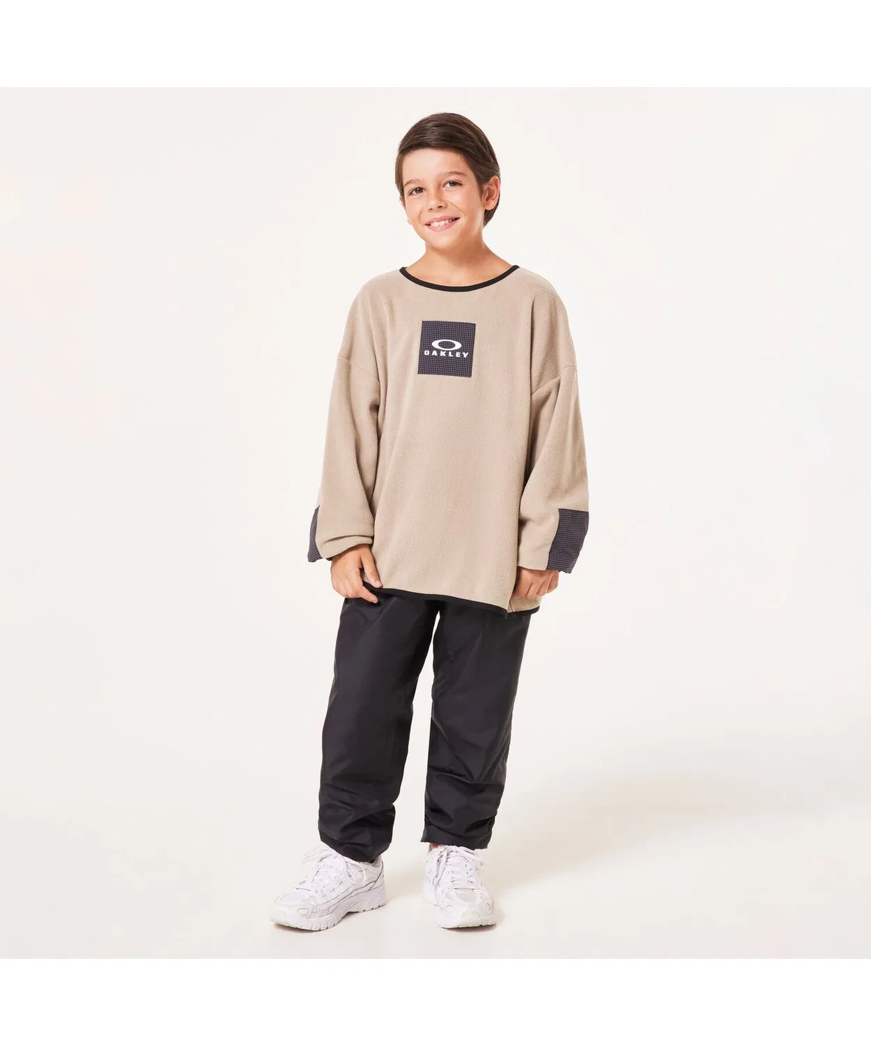 Флисовая кофта OAKLEY YTR Micro Fleece Crew 8.0, детская, полиэстер, синий — фото 2