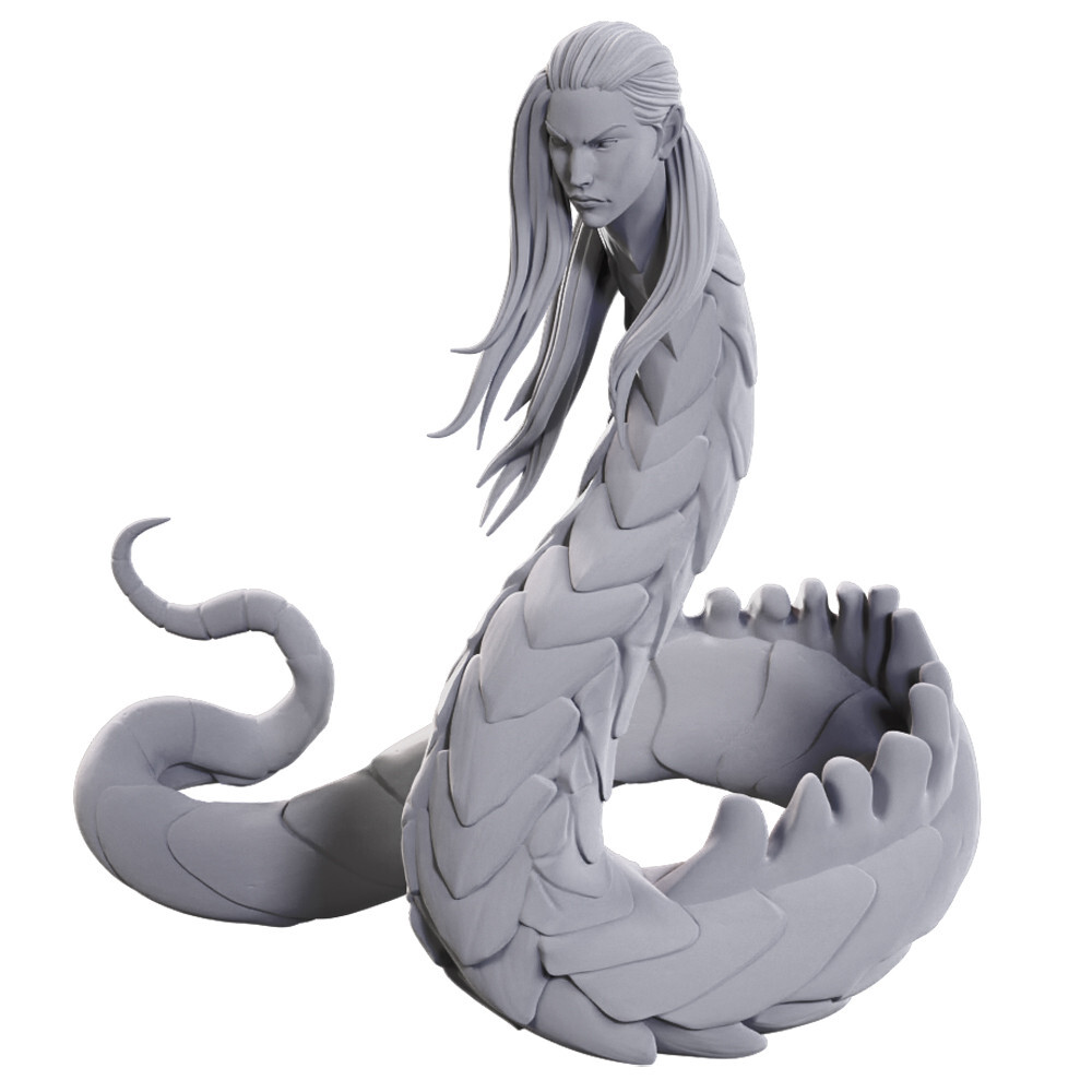 

Миниатюра WizKids/NECA Pathfinder Battles Deep Cuts Unpainted Minis: W23 Lunar Naga