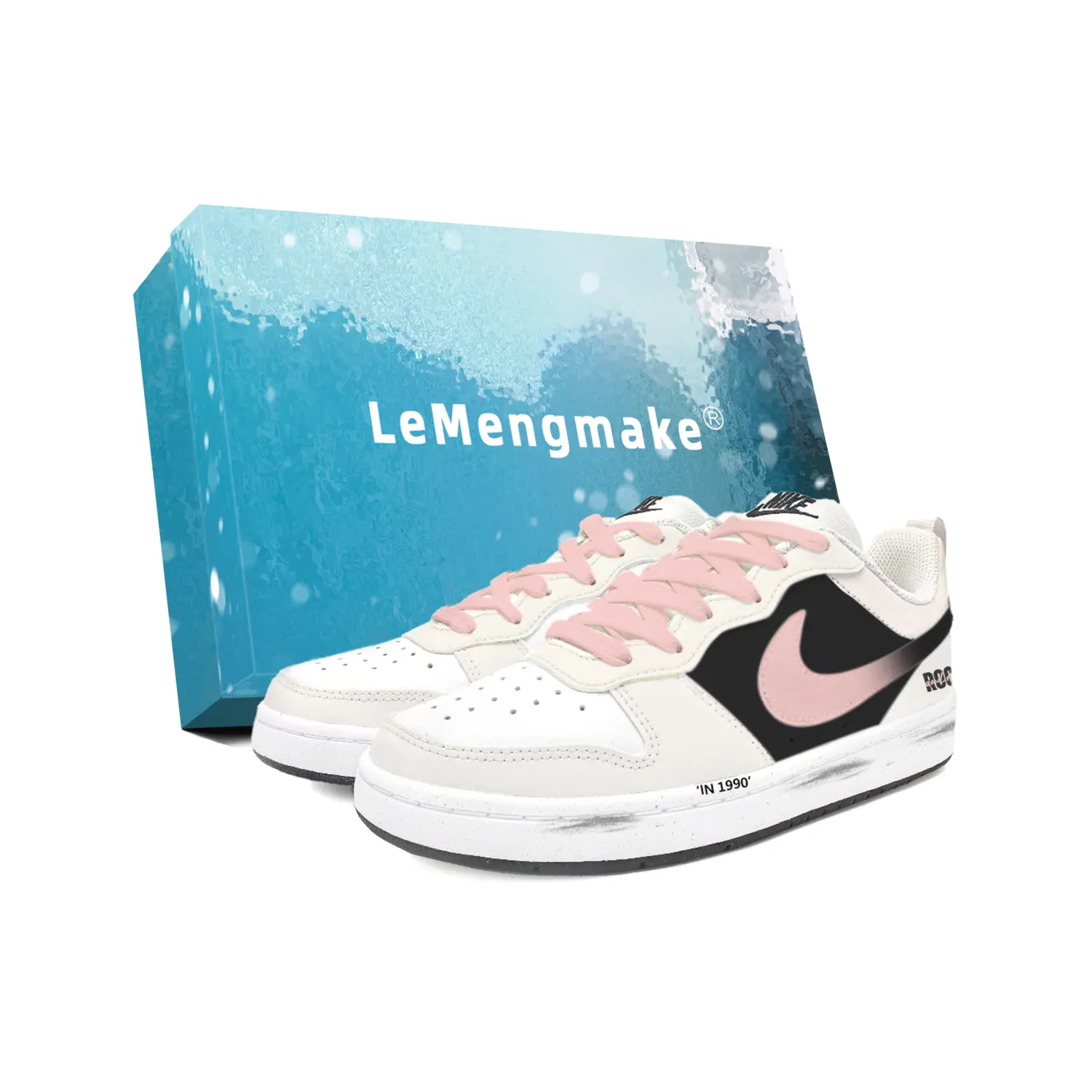 

Nike Court Borough дышащие низкие скейтборд кроссовки White детские