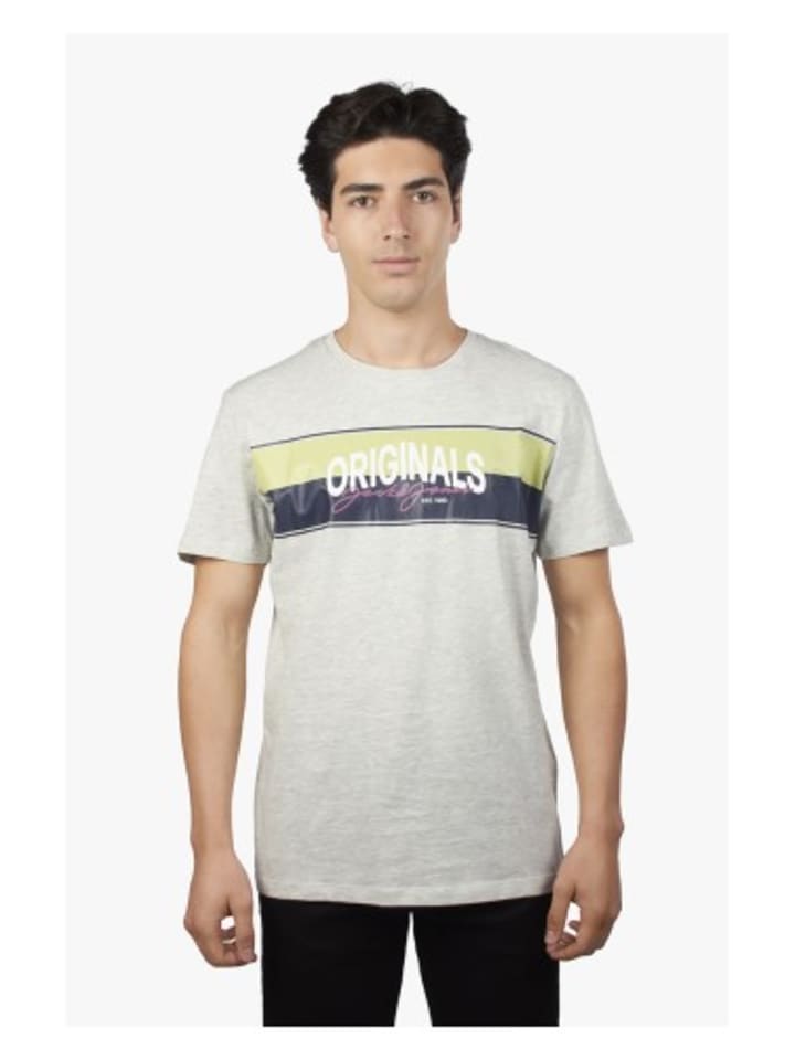 

Футболка Jack & Jones, цвет weiß/weiß/grau