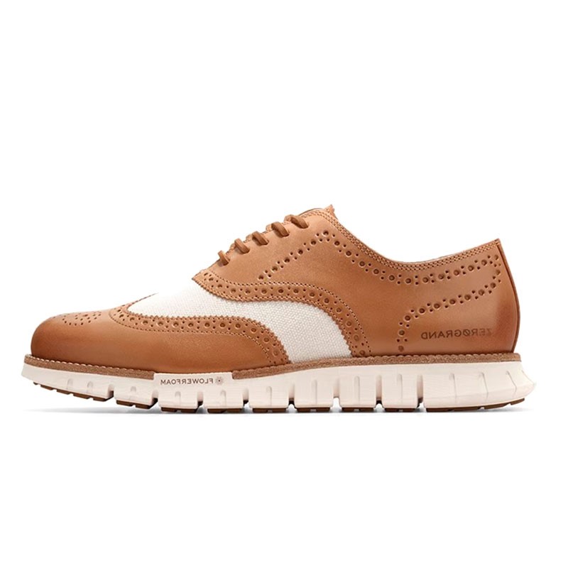 

COLE HAAN Повседневные туфли мужские коричневые бежевые белые