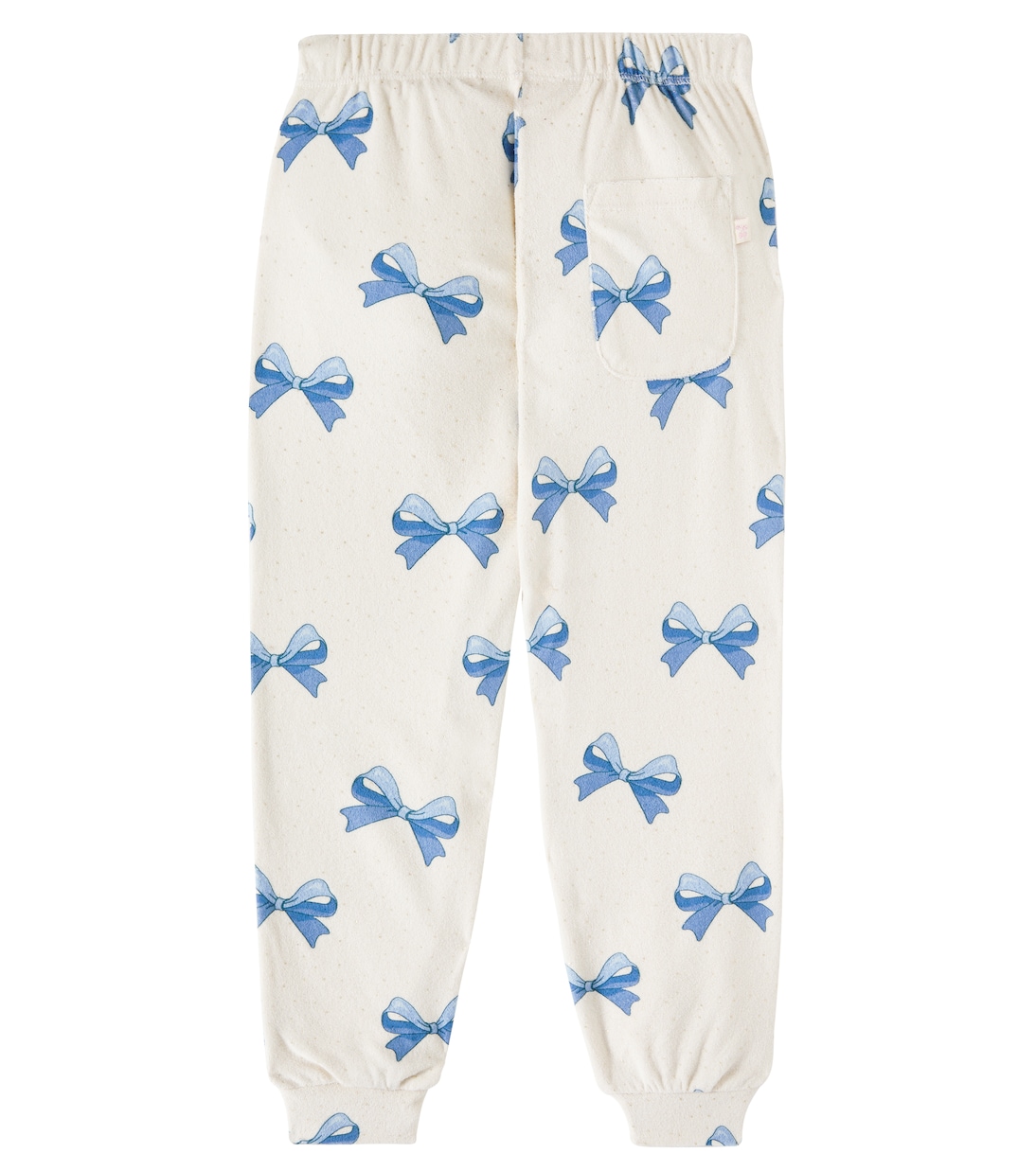 Спортивные брюки из хлопковой смеси с принтом Itty Konges Sløjd, Bowie Blue Gold — фото 3