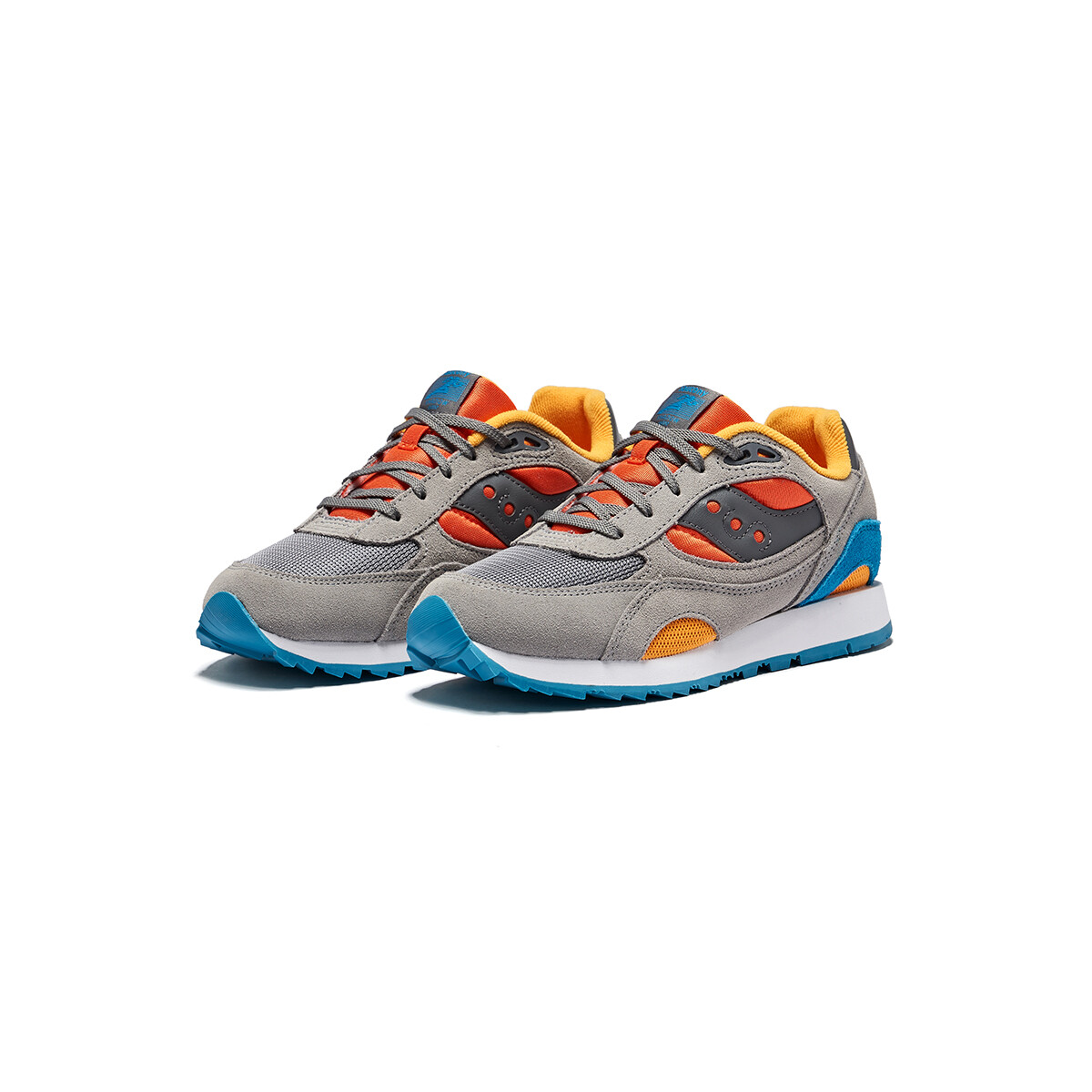 Кроссовки saucony Kids Lifestyle Shoes Kids Low-top Grey Orange, серый оранжевый — фото 4