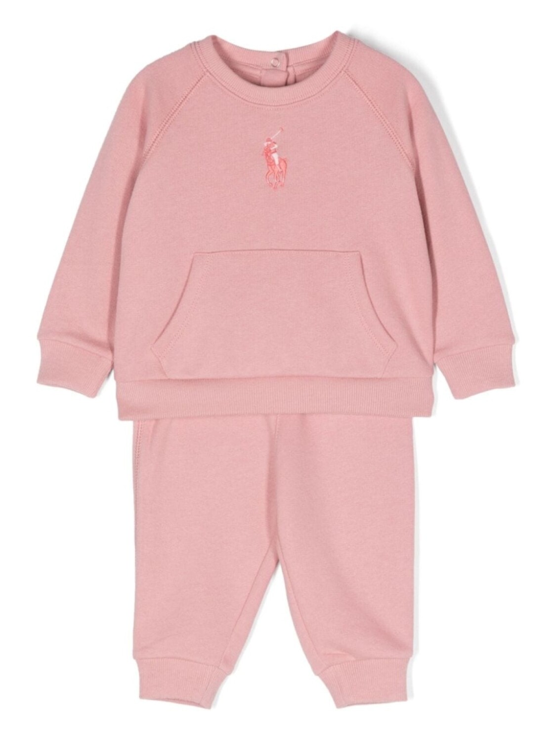 

Ralph Lauren Kids комплект спортивного костюма Polo Pony из джерси, розовый