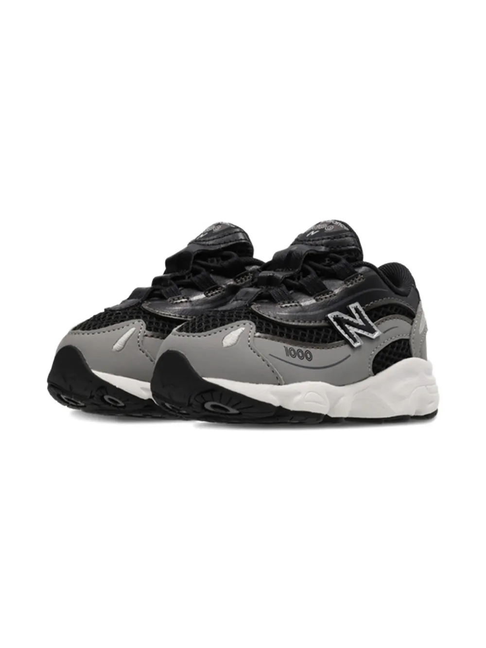

1000 кроссовки с металлическим эффектом New Balance Kids, черный
