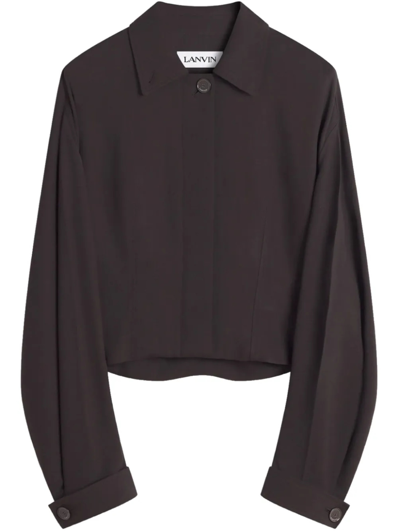 

Lanvin куртка с высоким воротником, коричневый