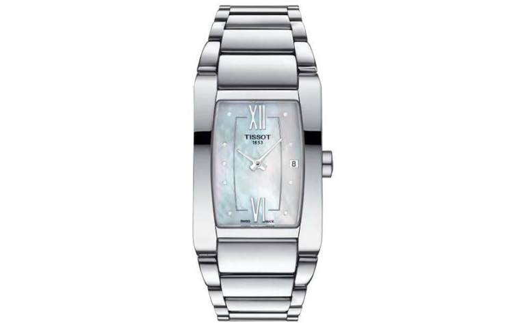 

TISSOT Часы женские с кварцевым механизмом 34*25 мм белый циферблат корпус из нержавеющей стали браслет из нержавеющей стали