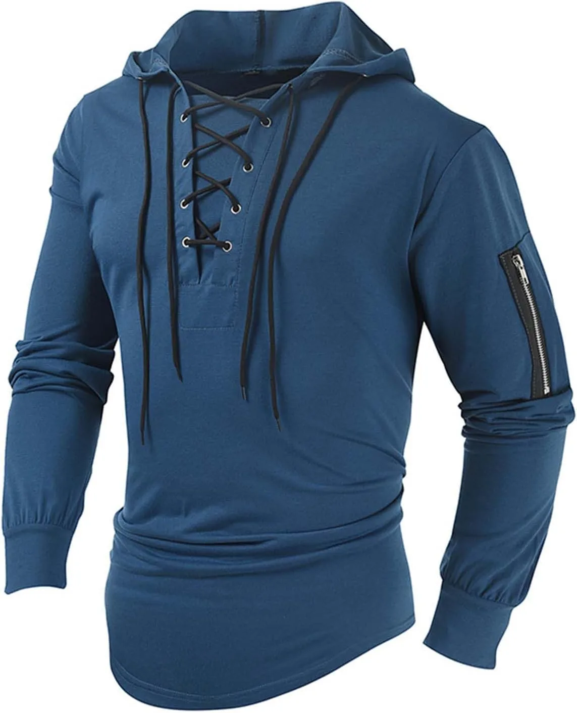 

Мужской ретро тактический худи с длинными рукавами и шнурком RSZGSWS