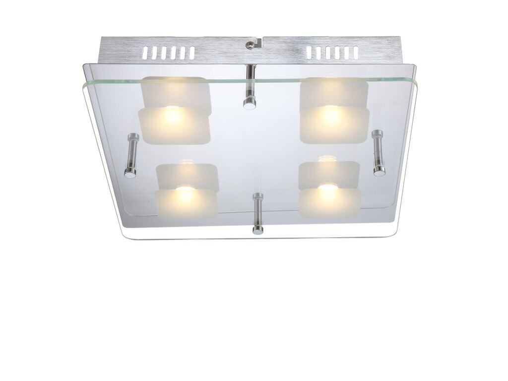 

Потолочный светильник Globo Dl хром, 4Xled 49205-4 Globo Lighting, серебро