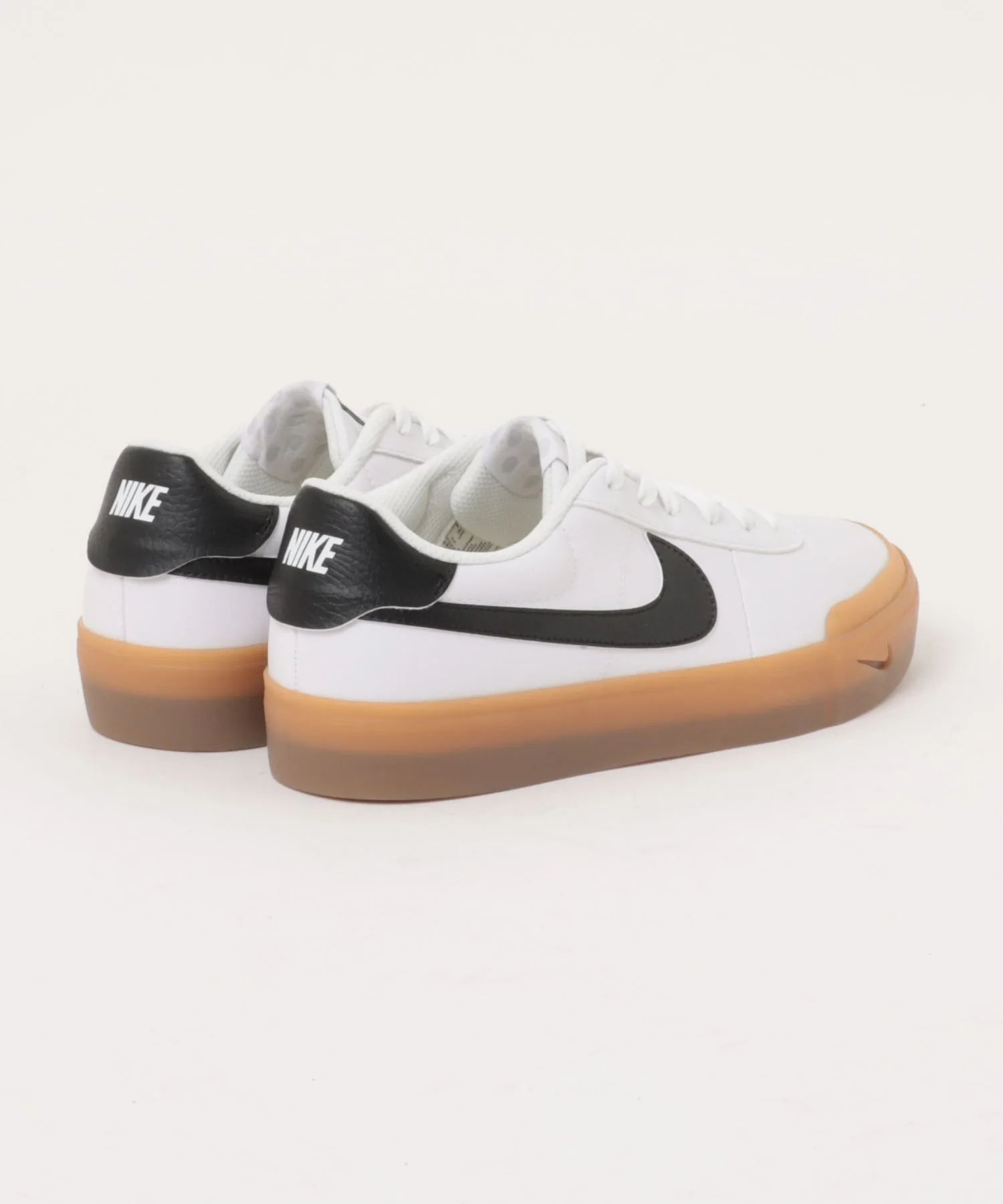 Мужские кроссовки Nike Court Shot тонкие профиль FQ8146-112 белые черные — фото 2