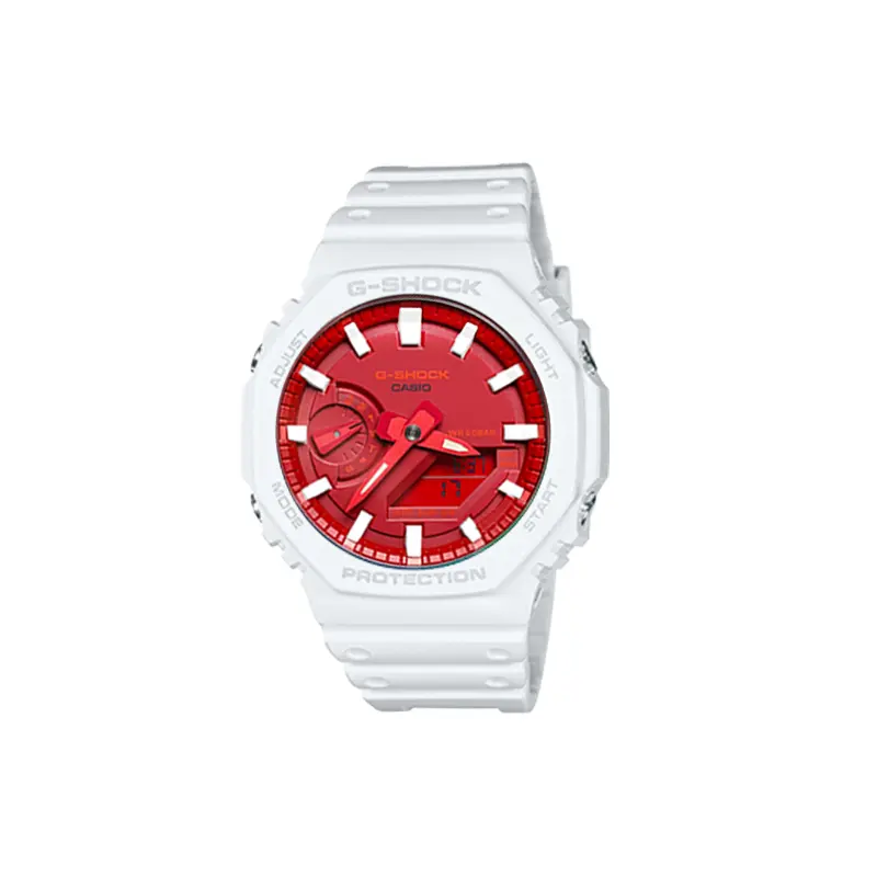 

Мужские часы CASIO Liquid Crystal/Analog Dual Display Series Red