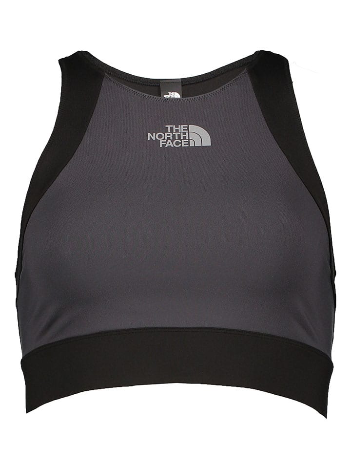 

Спортивный бюстгальтер The North Face, серый/черный