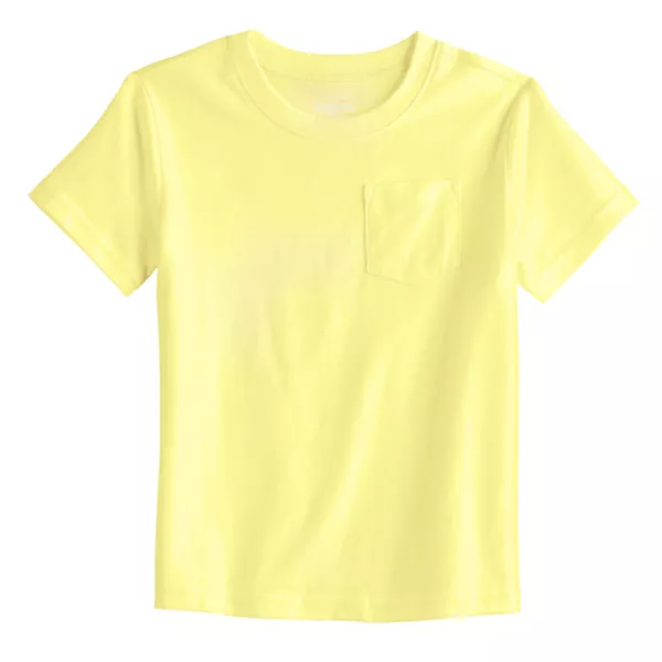 

Футболка с короткими рукавами и карманом для малышей и мальчиков постарше Jumping Beans, цвет evasive yellow