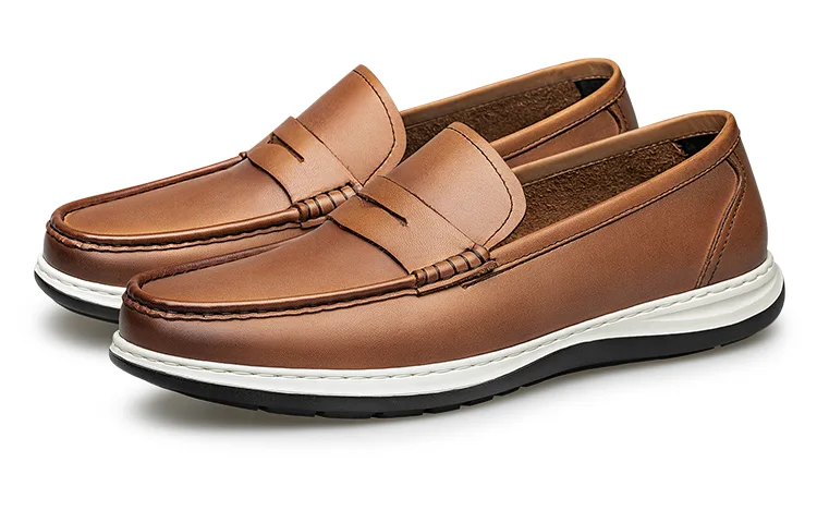 ZRO Мужские повседневные туфли low top черные/коричневые — фото 3