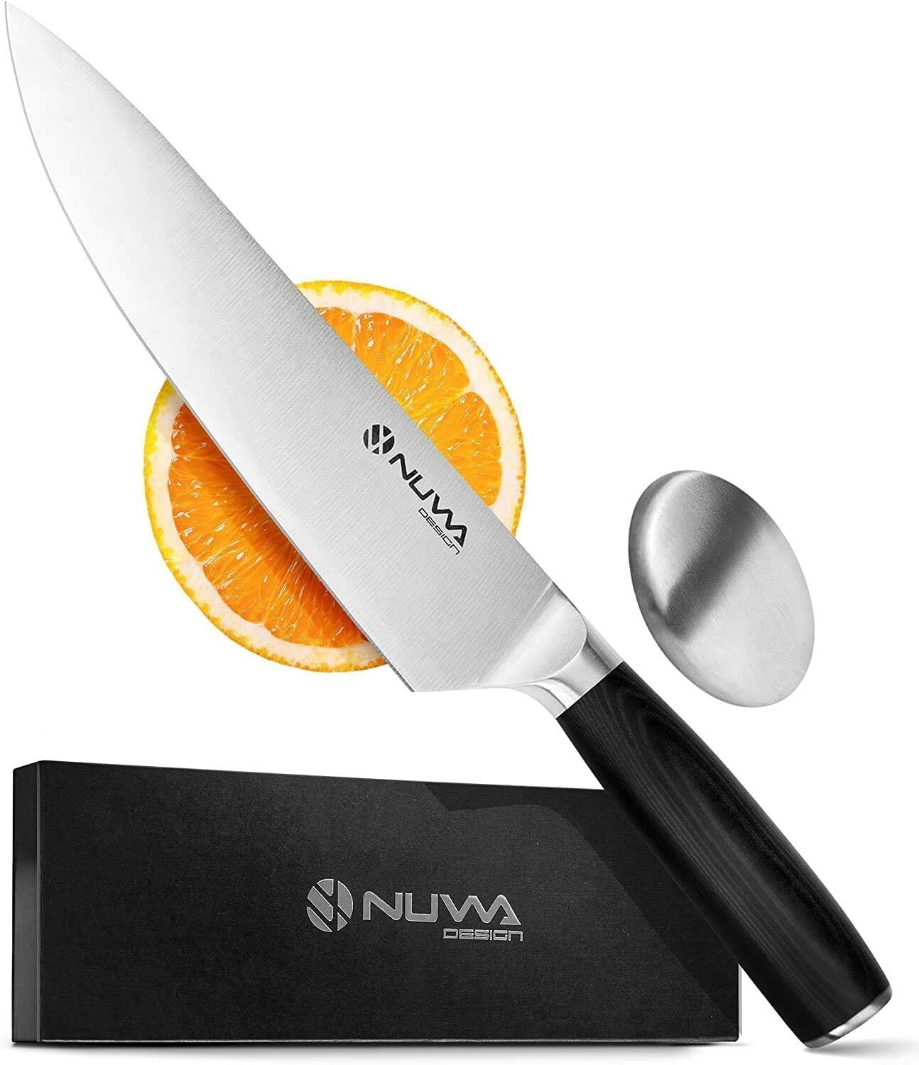 

Нож шеф-повара Nuw 8 дюймов, черный