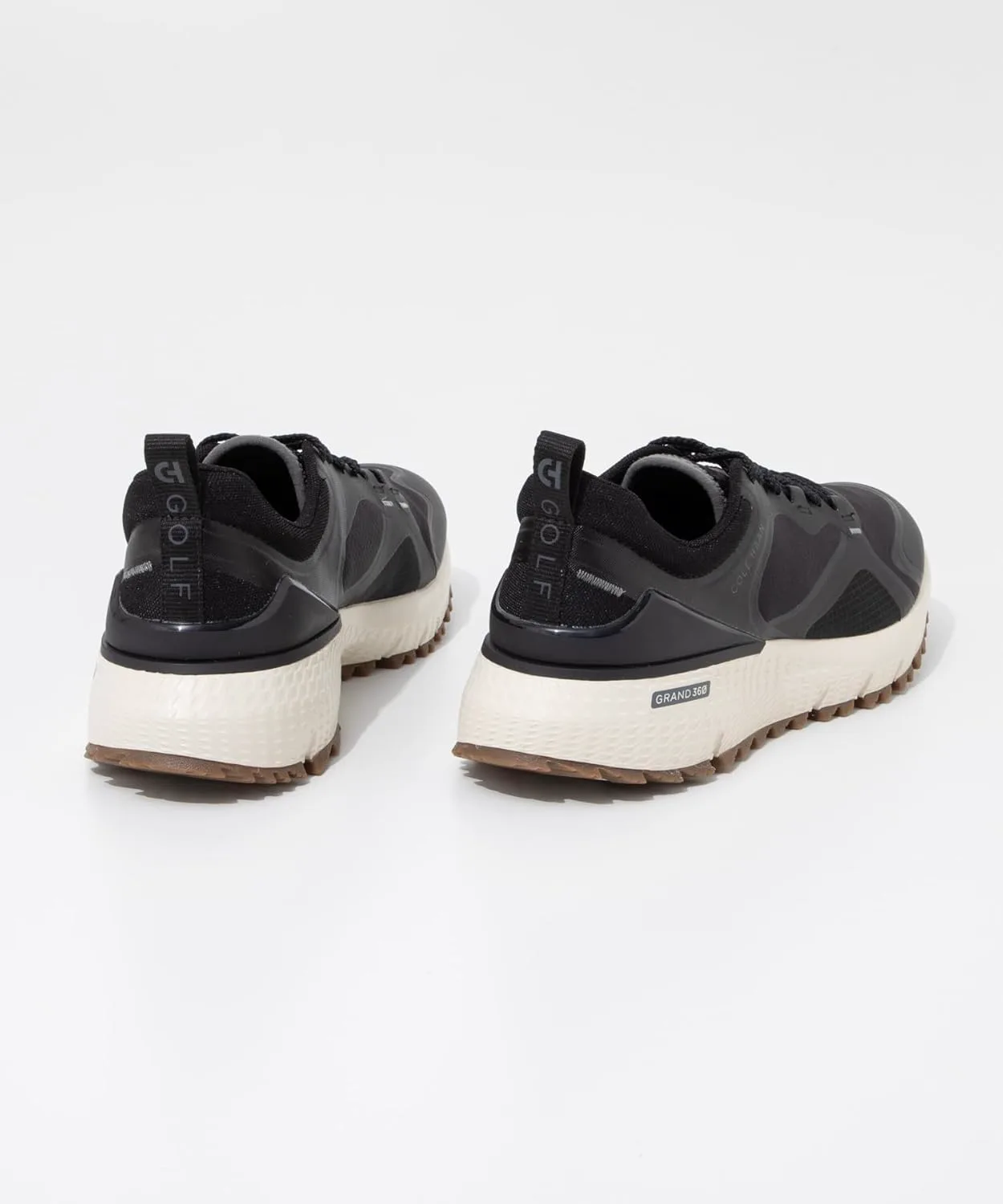 Мужские кроссовки Cole Haan C40638 Zerogrand Overtake II для гольфа, черный/слоновая кость — фото 2
