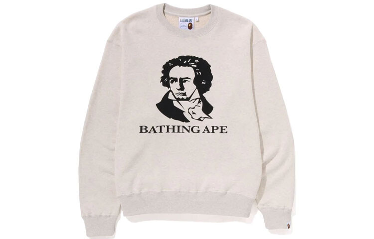 

BAPE Classic Bathing Ape Beethoven свободный крой круглый вырез SS23 A Bathing Ape, синий