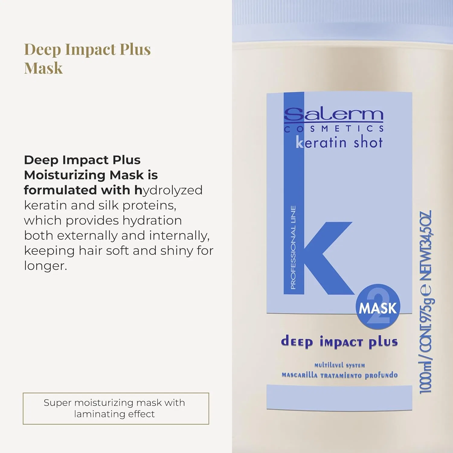 Маска Salerm Keratin Shot Deep Impact Plus Salerm — фото 2