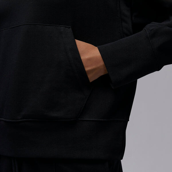 Толстовка (WMNS) Air Jordan Sport Fleece Hoodie Asia Sizing 'Black', черный — фото 4