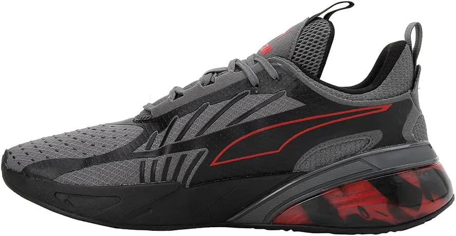 Кроссовки для тренировок Puma Unisex Adult X-Cell Action Soft Focus, черный/красный — фото 2