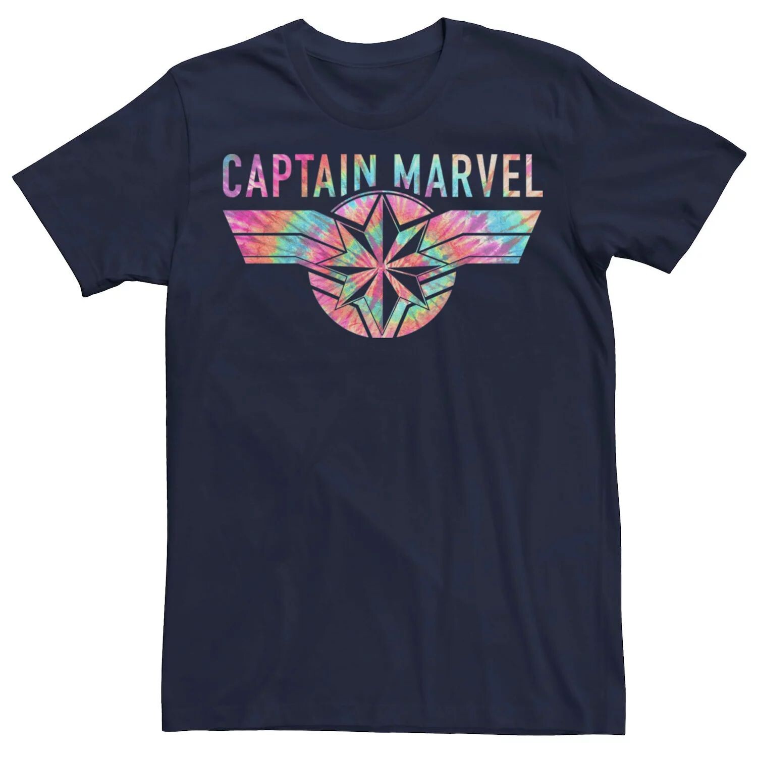 

Мужская футболка с логотипом Captain Tie Dye Marvel