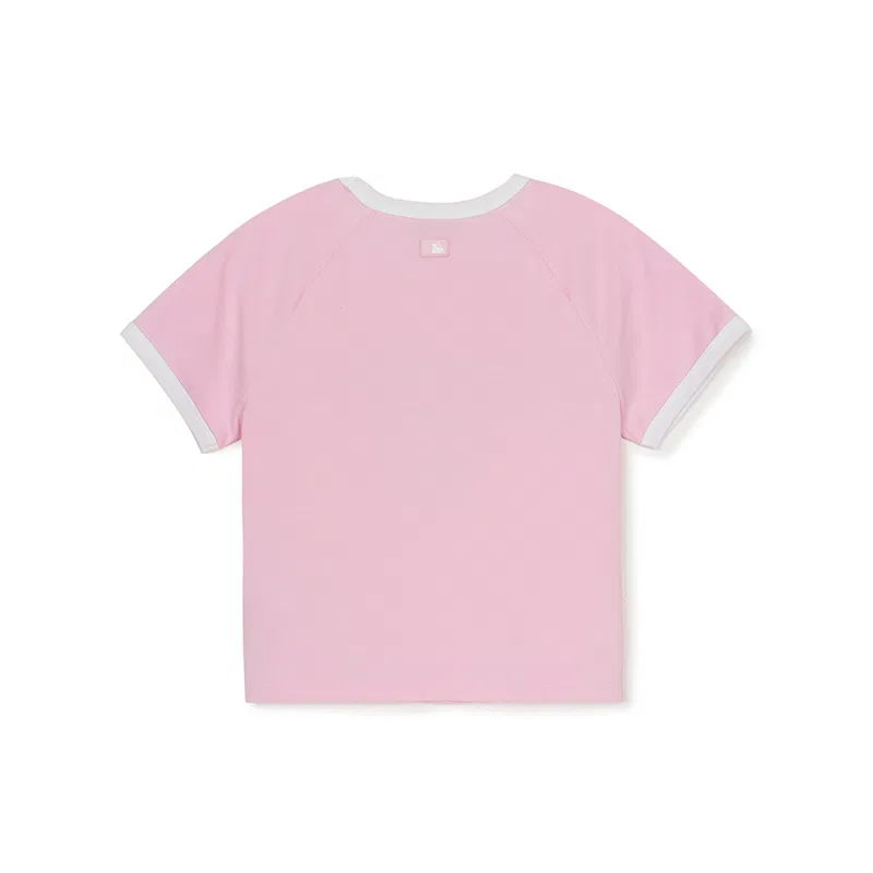 Футболка New York Yankees хизер грей pink для подростков MLB KIDS, Heather Gray Pink — фото 3