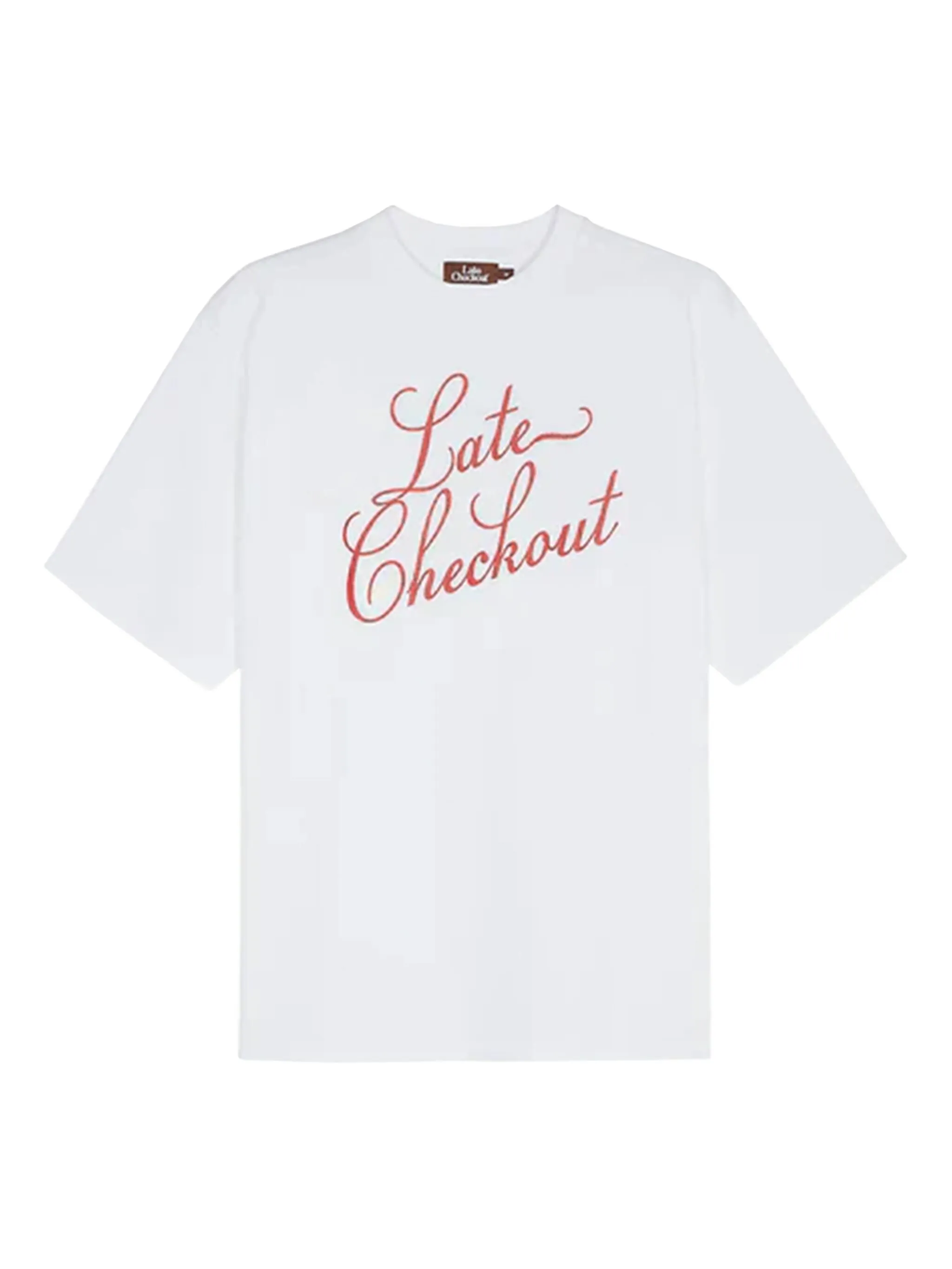 

Футболка с логотипом Late Checkout, белый