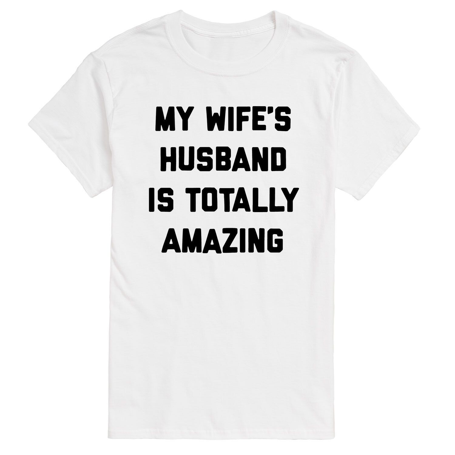 

Мужская футболка My Wife's Husband is Amazing с рисунком Licensed Character