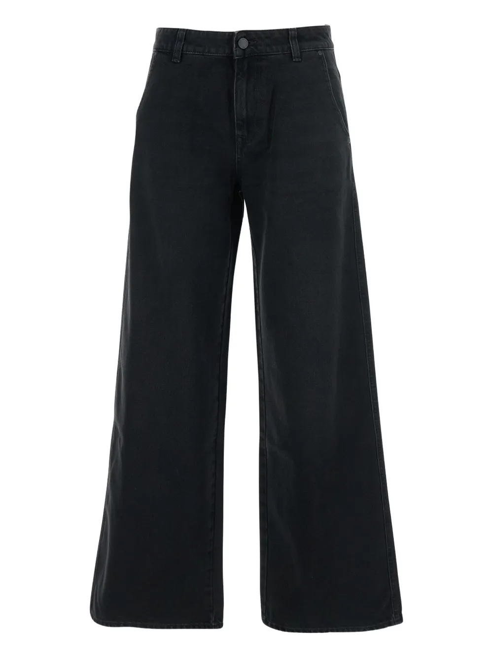

Джинсы с широкими штанинами AG Jeans, черный