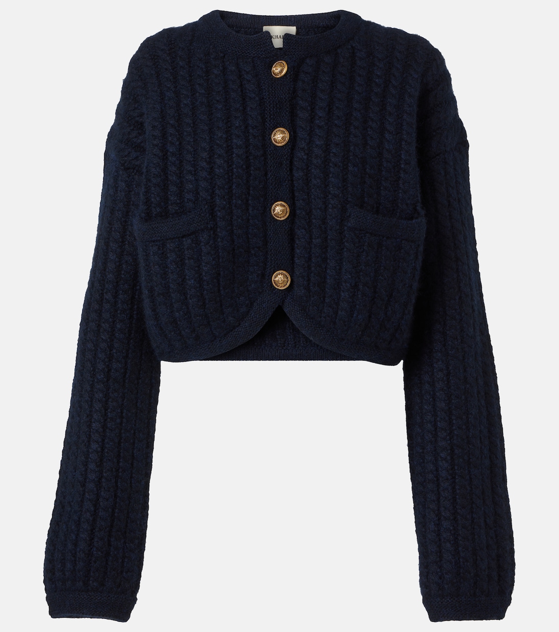 

Кардиган Balser из кашемира и мохера Khaite, Midnight Navy