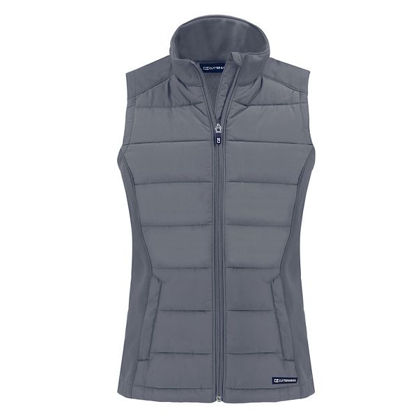 

Женская жилетка Evoke hybrid eco softshell recycled на молнии Cutter & Buck, Elemental Grey