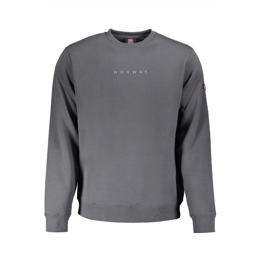 

Серый хлопковый мужской свитер Geographical Norway