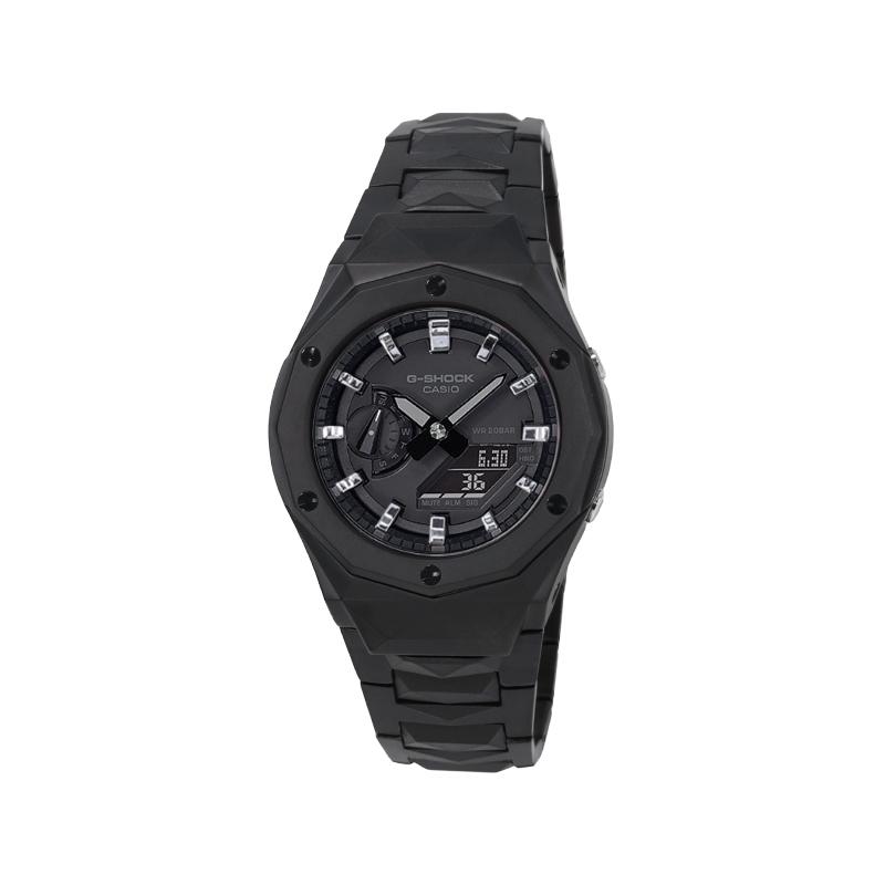 

CASIO Ретрофит серия электронный механизм браслет из нержавеющей стали часы унисекс черный циферблат