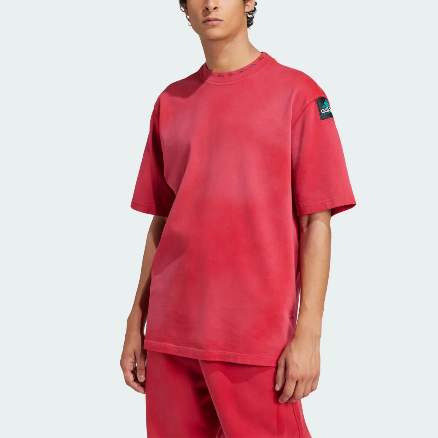 Футболка Adidas Cotton Logo Adidas Originals, красный — фото 3