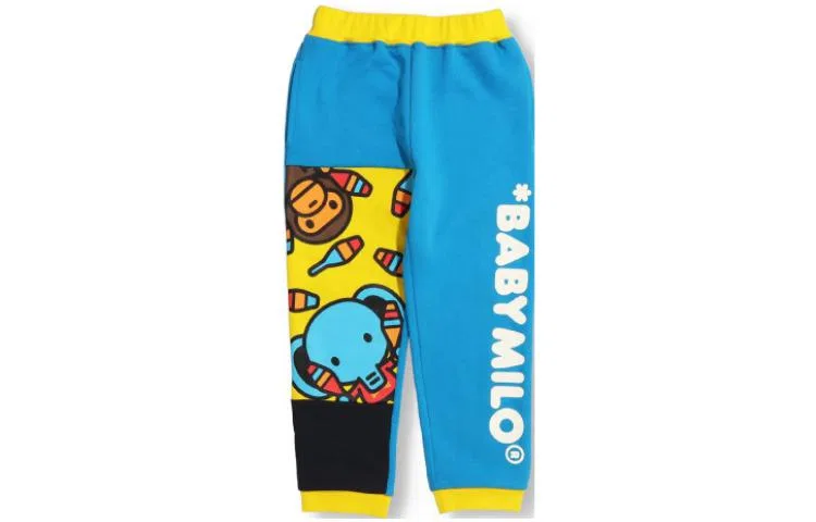 Вязаные спортивные штаны A BATHING APE мультиколор
