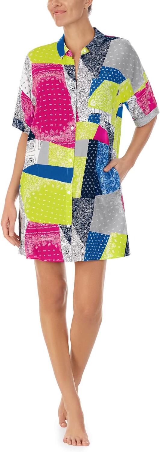 

Ночная рубашка DKNY Short Sleeve Sleepshirt, цвет Multi Bandana