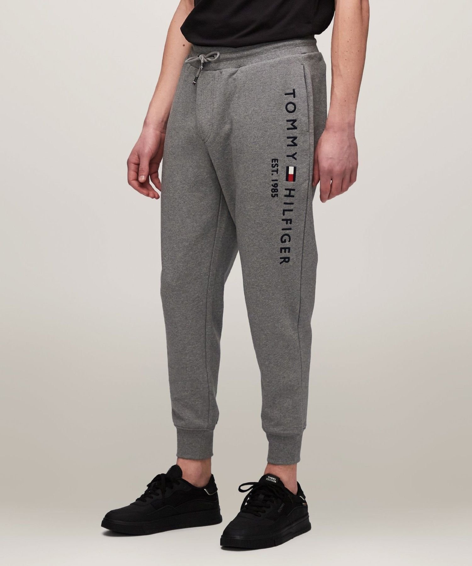 Спортивные штаны с базовым логотипом TOMMY HILFIGER, Gray P91