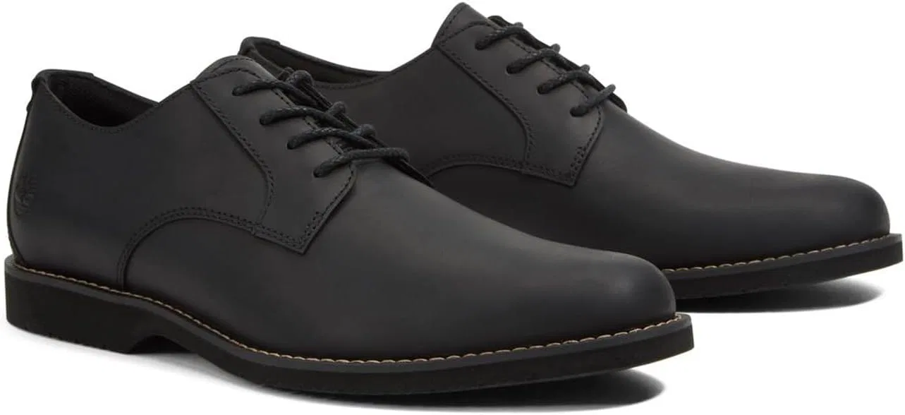 Мужские кожаные ботинки на шнуровке Timberland Woodhull Lace Up TB 0A2CWA 001, черные — фото 2