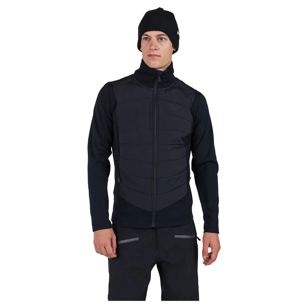 

Флис Rossignol Classique Hybrid full zip, черный