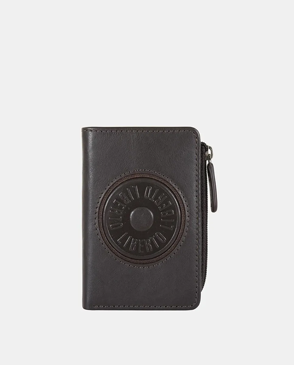 

Молниеносный кошелек Liberto, коричневый